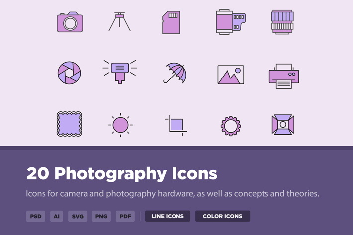 20 Photography Icons