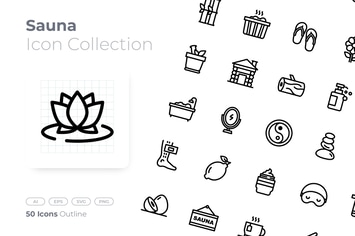 Sauna Outline Icon