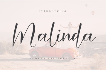 Malinda -  Wedding Font