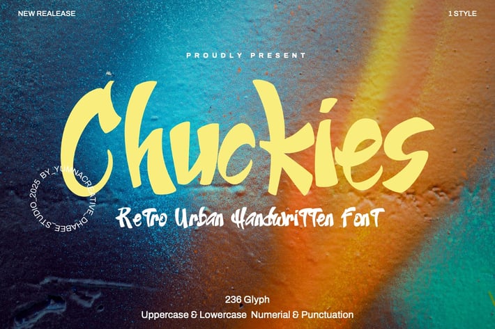 Chuckies - Retro Urban Font