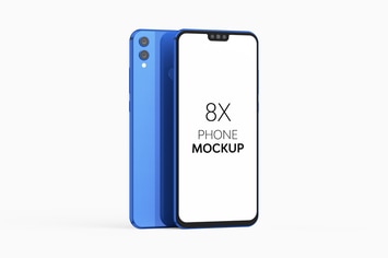 8X Phone Mockup