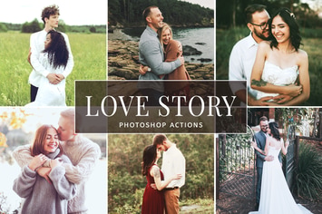 Love Story Photoshop Actions
