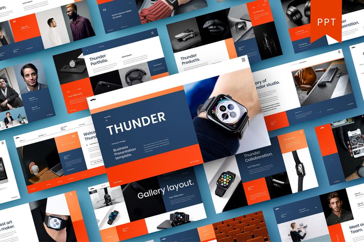 Thunder – Business PowerPoint Template