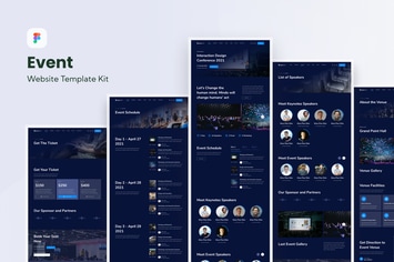 Event Conference Website Template