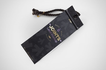 Label Logo Photorealistic Mockup