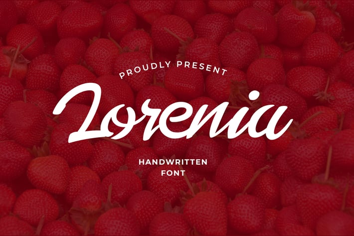 Lorenia Handwritting Font