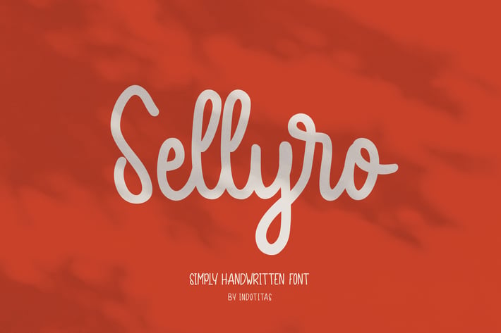 SELLYRO - Simply Handwritten Font