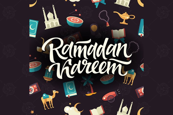 Ramadan Kareem - seamless pattern