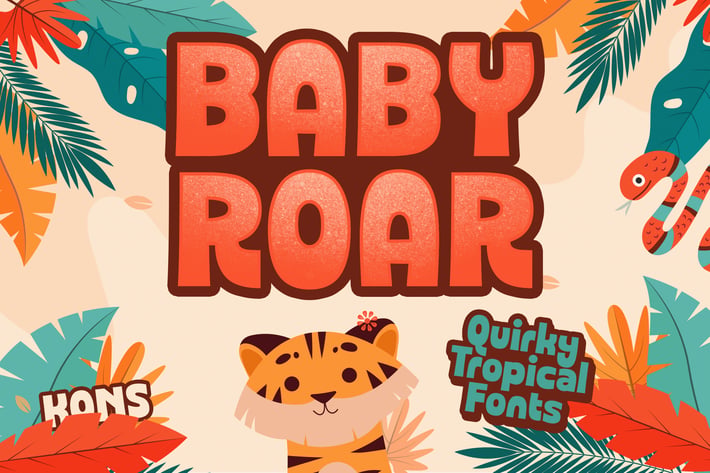 Baby Roar - Quirky Playful Fonts