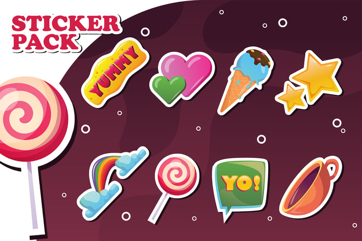 Candy Stickers