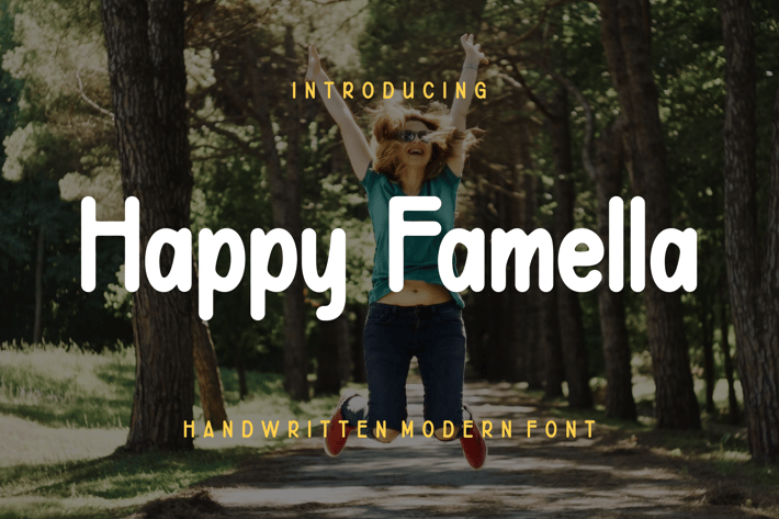 Happy Famella Font