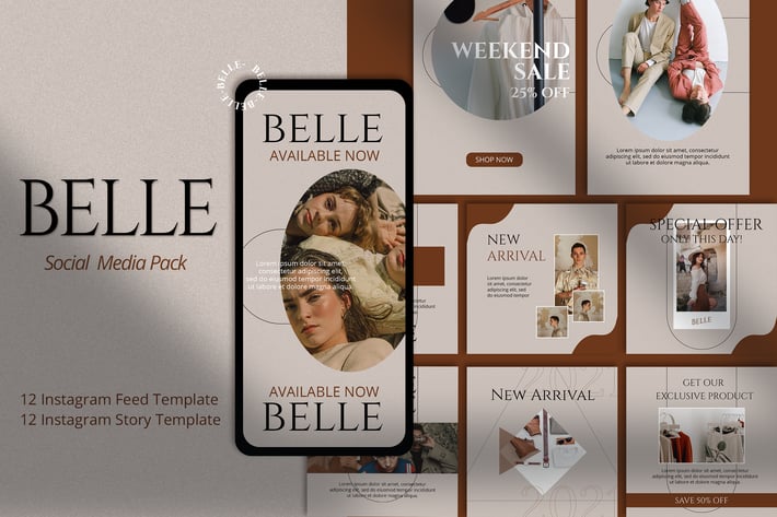 BELLE Instagram Template