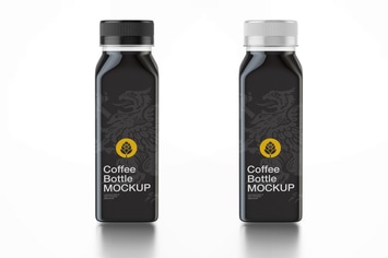 Dark Drink Bottle Mockup