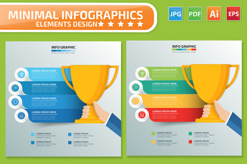 Trophy Infographics design
