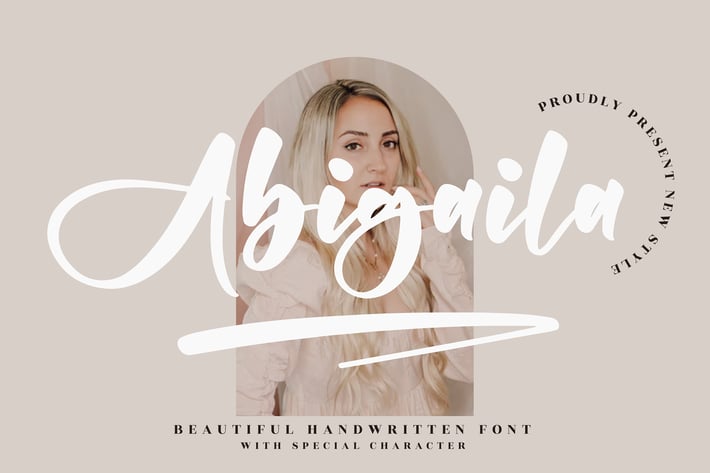 Abigaila Beautiful Handwritten Font