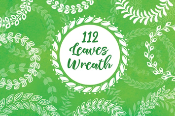112 Leaves Wreaths