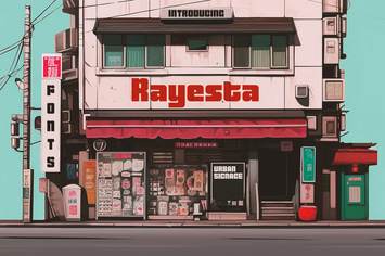 Rayesta - Retro Bold Futuristic Fonts