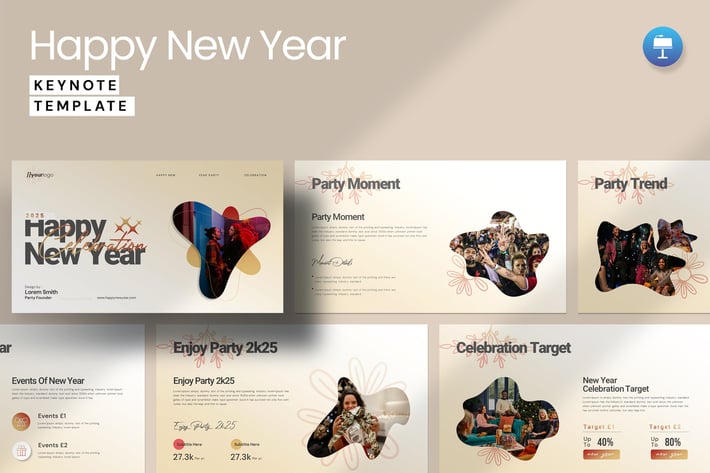 Happy New Year Keynote Template