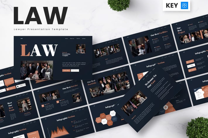 Law - Lawyer Keynote Templates