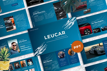 Leucar - Car PowerPoint Template