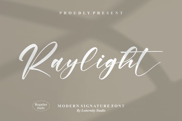 Raylight Signature Font