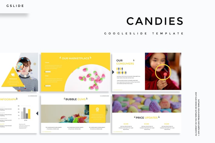 Candies - Google Slides Template