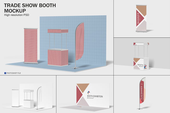 Trade Show Booth Mockups