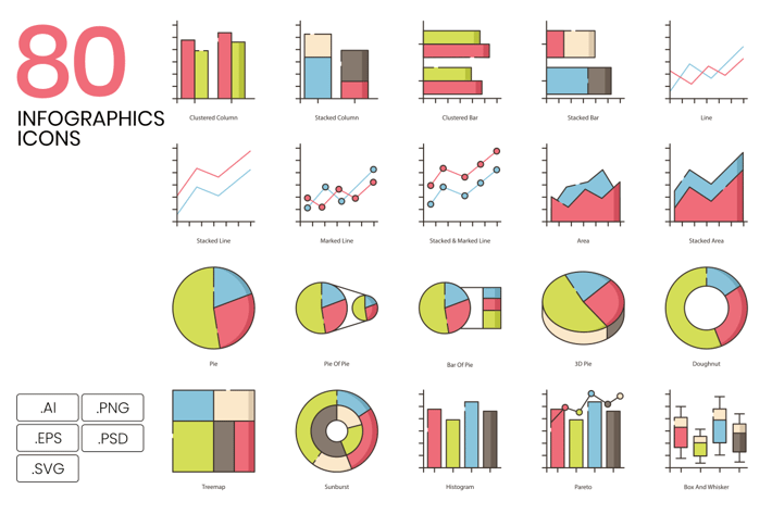 Infographic Icons Vector Set
