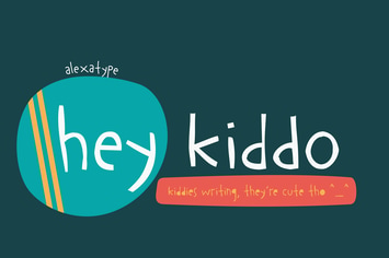 Hey Kiddo - Children Font