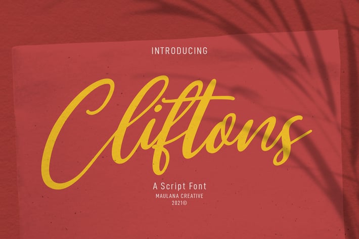 Clifttons Casual Signature Font