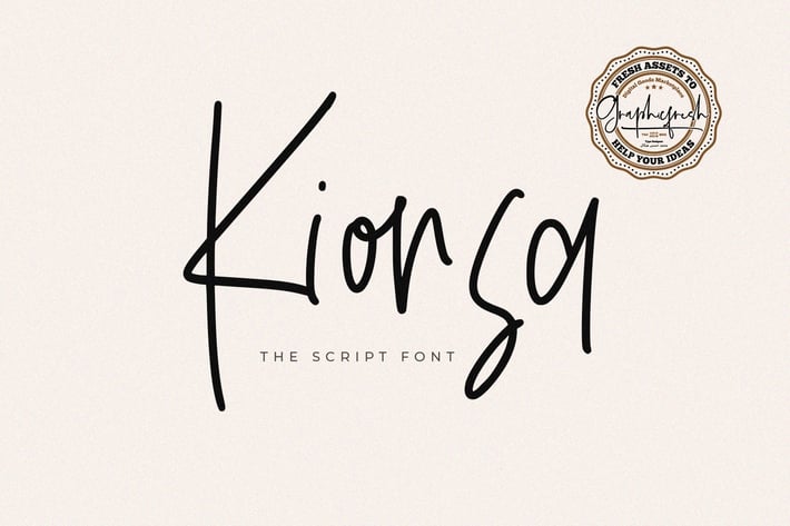 Kionsa Script Typeface Font