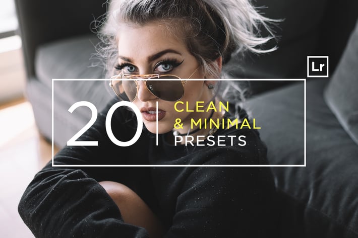 20 Pro Clean & Minimal Lightroom Presets