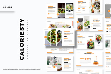 Caloriesty - Google Slides Template