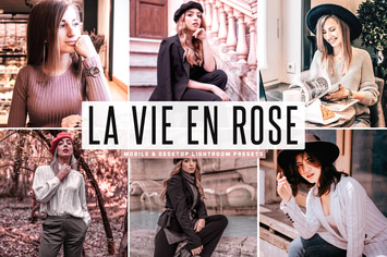 La Vie En Rose Mobile & Desktop Lightroom Presets