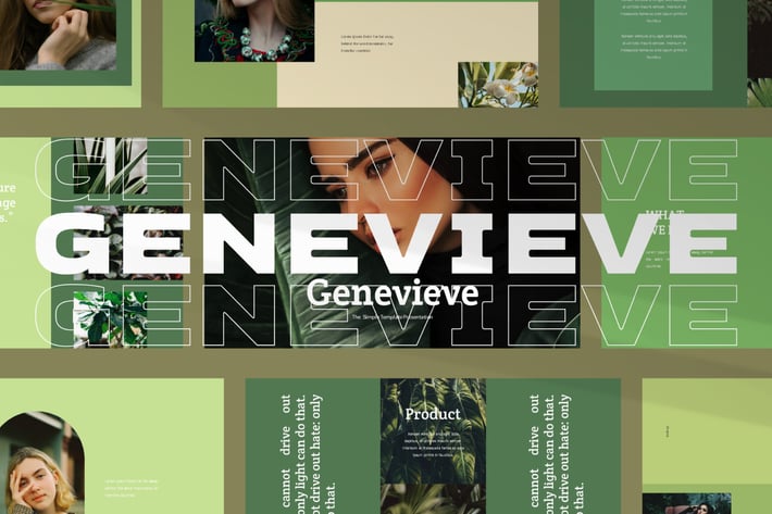Genevieve Keynote template