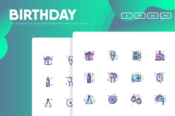 Birthday Icon Pack