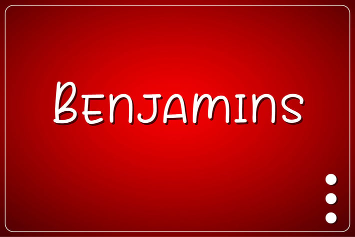 Benjamins - Simple Thin Handwritten Font