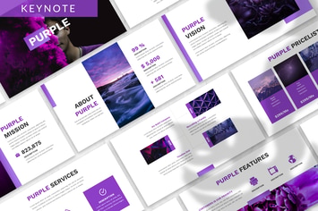 Purple - Business Keynote Template