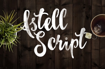 Astel Script Typeface