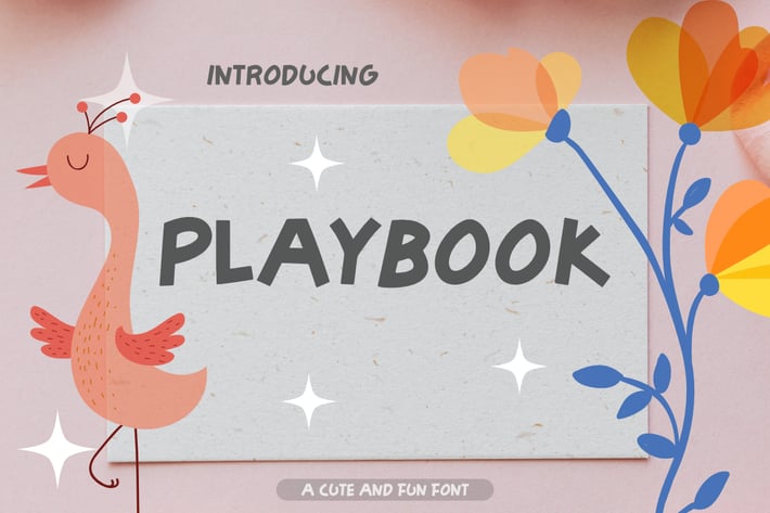 Playbook | Playful Sans Serif Font 