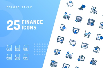 Finance Color Icons