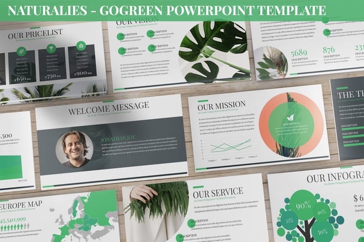 Naturalies - GoGreen Powerpoint Template