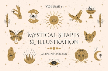 Mystical Shapes & Illustration