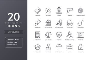 Law Icons