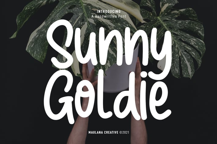 Sunny Goldie Handwritten Font