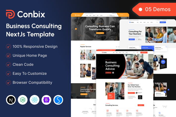 Corporate Business Consulting NextJS Template 