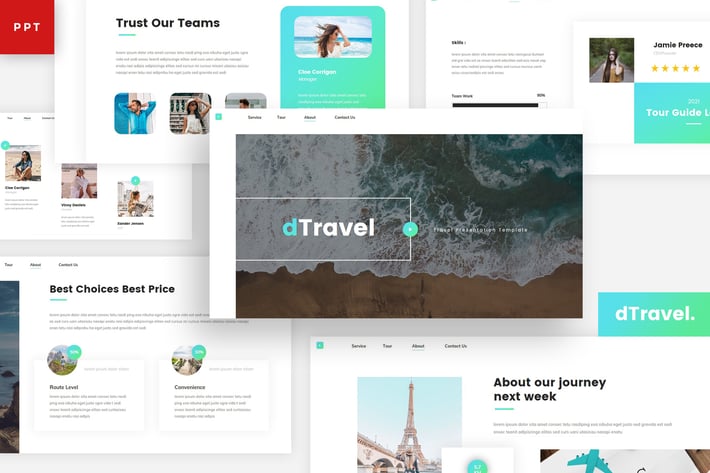 dTravel - Travel PowerPoint Template