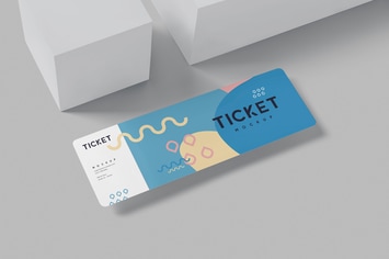 Ticket Mockup Set