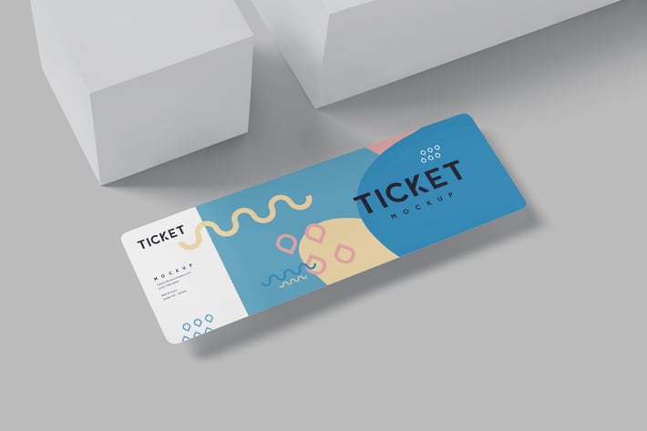 Ticket Mockup Set