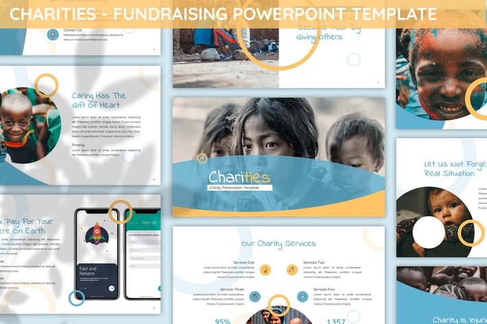 Charities - Fundraising Powerpoint Template